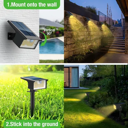 Luces Solares Nipify 6 Paquete 62 Led Sensor Movimiento
