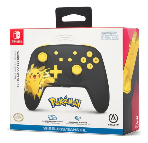 Powera Wireless Controller For Nintendo Switch Pikachu