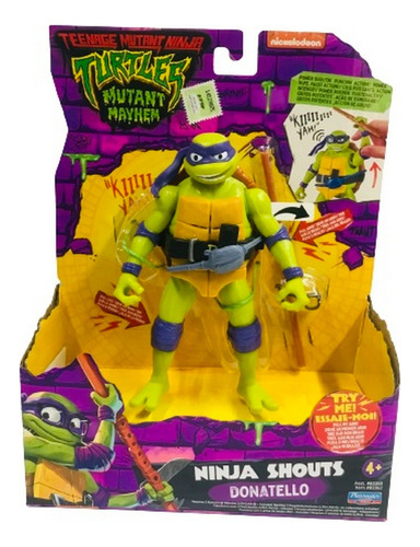 Tortugas Ninja Movie Donatello Con Sonido Ar1 83350d Ellobo
