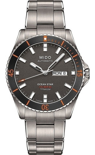 Relógio Mido Ocean Star M0264304406100 Titanium Automatico