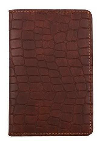 Gerinly Leather Twofold Carpeta De Identificación X8n3d