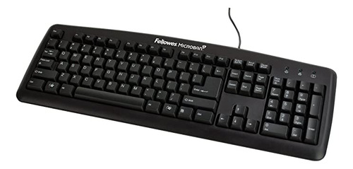 Fellowes  Microban Basic 104 Teclado, Negro