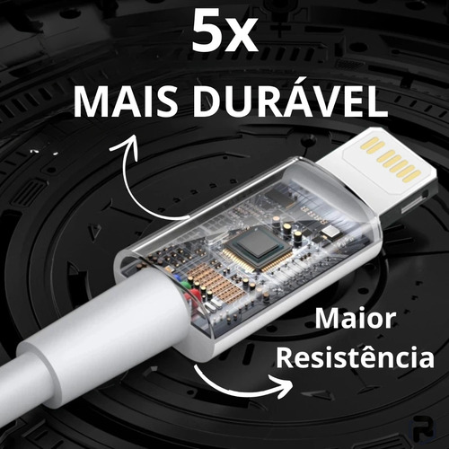 Cabo Usb C Lightning 20w Turbo P/ iPhone 11 12 13 14 Pro Max