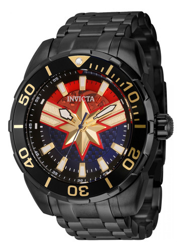 Relógio masculino Invicta Marvel 43057 - preto