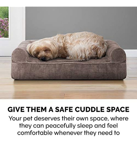 Furhaven Pet - Sofá Ortopédico Estilo Sofá Cama Para Perros
