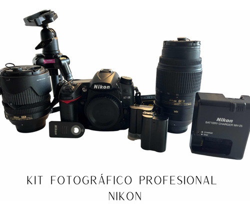 Kit Fotográfico Profesional Completo Nikon