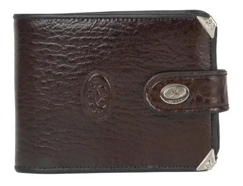 Carteira Mitty Em Couro Café - M2ef