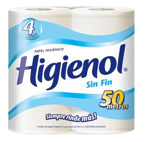 Funda De Papel Higienico Higienol Sin Fin De 50 Metros