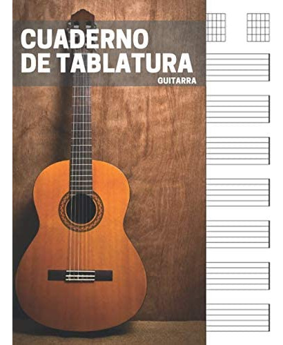 Libro: Cuaderno De Tablatura Guitarra: 7 Tabs Por Página. Id