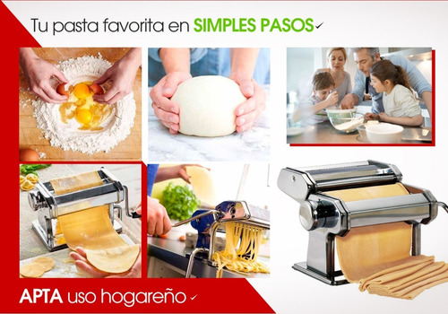 Imagen 5 de 10 de Maquina De Pastas Fabrica Familiar Fideos Lasagna Masa