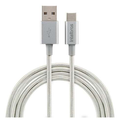 Cabo Usb Type C 1.5m Nylon Br Euac 15 Nb Intelbras 3 Anos G