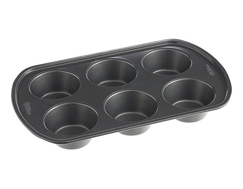 Molde Muffin 6 Cavidades Estandar Antiadherente Pr Wilton