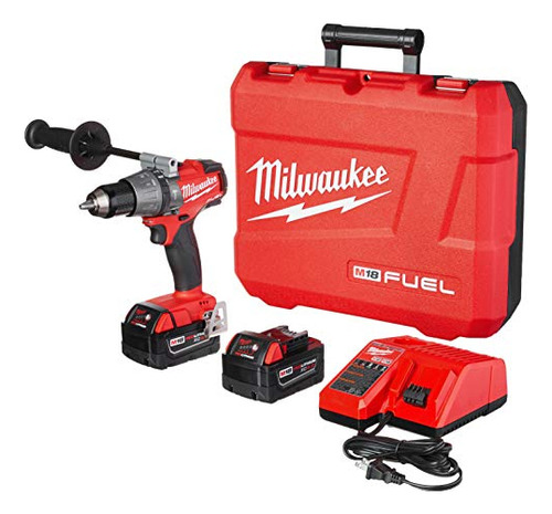 Milwaukee 2704-22 M18 Fuel 1/2  Hammer Drill/driver Kit