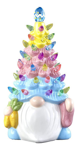 Decoraciones De Pascua: Gnomos Iluminados, Árbol De Pascua D