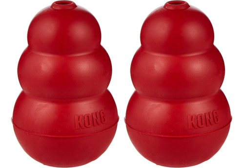 Kong Classic Juguete Para Perros Mediano Rojo Paquete Median