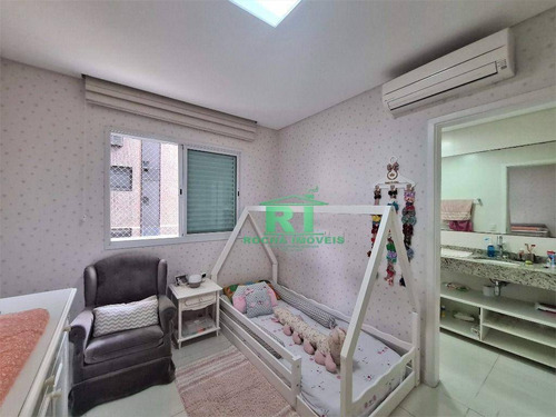 Imagem 15 de 25 de Apartamento Moderno, Varanda Gourmet, 3 Dormitórios, 3 Vagas, Área De Lazer, Pitangueiras, Guarujá/sp - Ap5568
