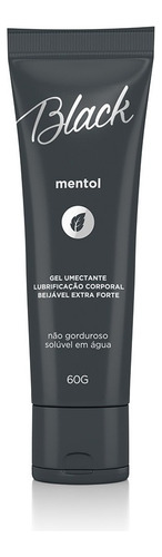 Gel Lubrificante Beijável - Black Mentol Extra Forte - A Sós