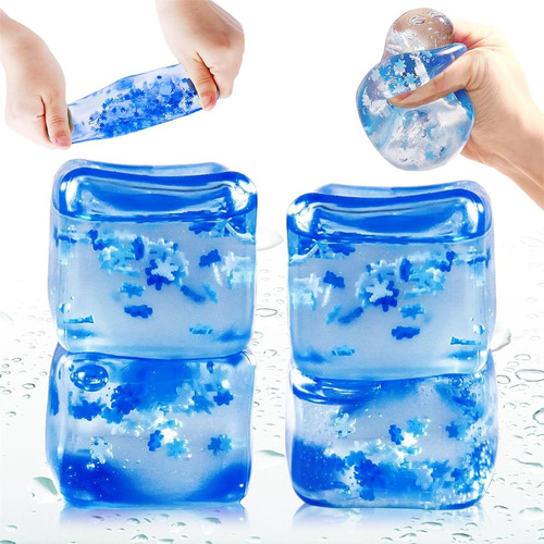 O Snowflake Ice Cubes Malt Sugar Pinch Funs Release Toy 7003