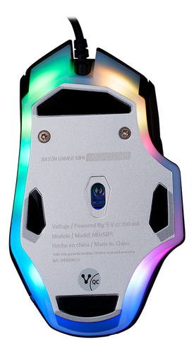 Start The Game Mouse Rgb Conf Sw Hasta 6,400 Dpis Usb Negro