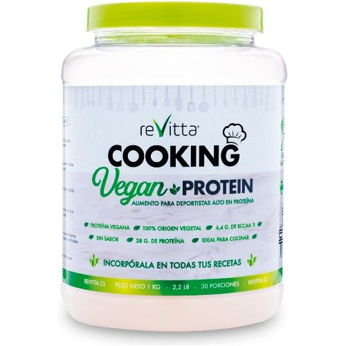 Proteina Para Cocinar Cooking Vegan  1kg 30 Sv - Revitta