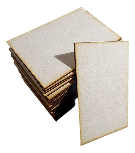 122 Rectangulos Mdf 15x10cm Trupan Madera Artesanías 3 Mm