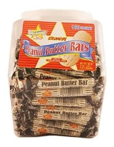 Atkinsons Crujiente Mantequilla De Maní Bares - Jar 0,34 Oz