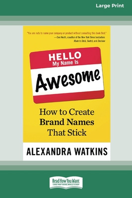 Libro Hello, My Name Is Awesome: How To Create Brand Name...