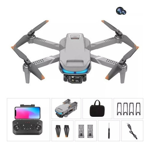 Minidron Profesional Con Cámara Dual 4k Hd Fvp Wifi