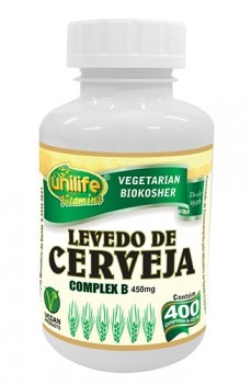 Levedo De Cerveja Comprimidos - 400 Comprimidos - 5 Potes