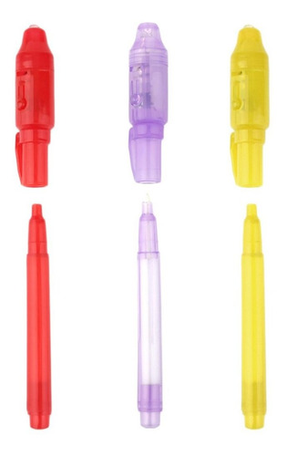 Lápiz De Luz Uv 2 En 1 Uv Blacklight Invisible Tinta Mensaje