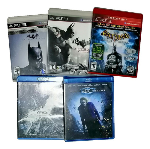 Batman Saga Arkham Combo + Películas (Usado)