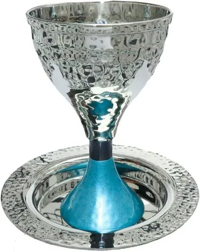 Copa Kidush Judaica Turquiose