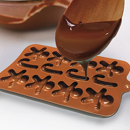 Juego De 2 Moldes De Silicona Hombre De Jengibre Hacer ...