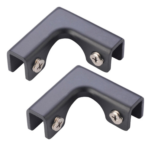 2pcs Glass Connector Clear Glass Fixing Clamp For 8 To 10mm