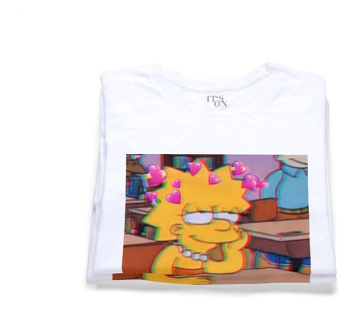 Blusa Lisa Simpson In Love. Aesthetic. Tumblr.