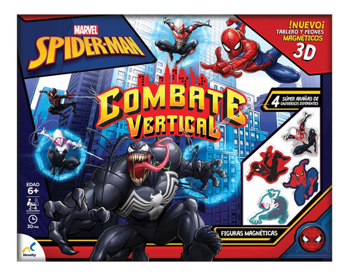 Juego De Mesa Spider-man: Spidey Combate Vertical