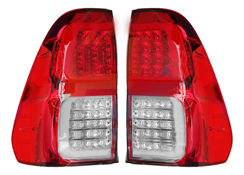 Faro Posterior C/led Para Toyota Hilux 2016 Al 2020