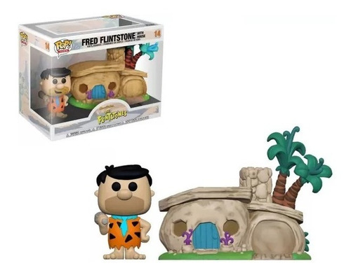 Funko Town Fred Flintstone - Flintstones Home Hanna Barbera