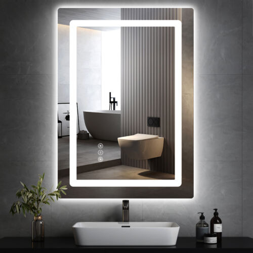 32  X 24 Bathroom Led Vanity Mirror Dimmable Anti-fog To Eem