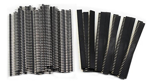 40pcs 0.100pulgadamacho Y Hembra Pin Header Connector 40pin