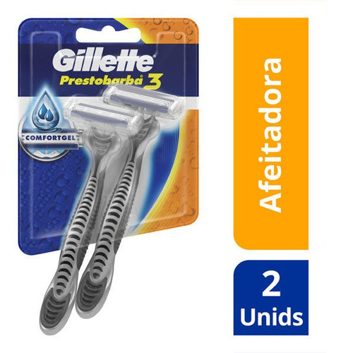Máquina Para Afeitar Gillette Prestobarba3 Descartable 2 U