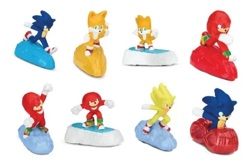Sonic 2 Coleccion Completa 8 Personajes Mcdonalds 2022