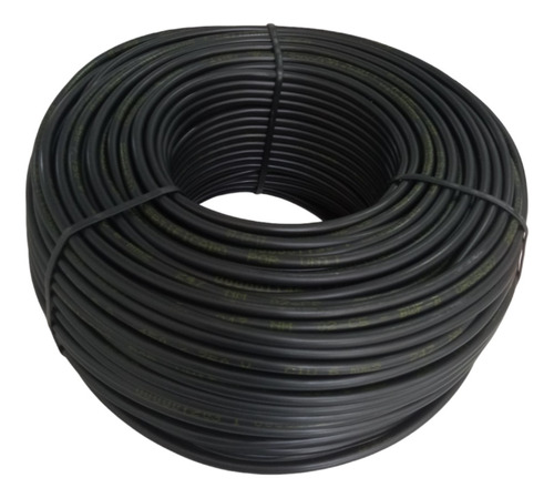 Cable Unifilar 6mm Negro Rollo 100mts.