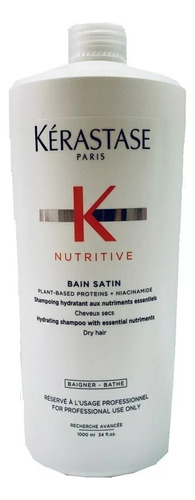 Kérastase Shampoo Bain Satin Nutritive 1 Litro Original Imp.