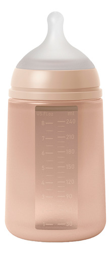 Set 2 Biberones Anticolico Todosilicon 240ml/8oz Suavinex Color Nude Todo Silicon