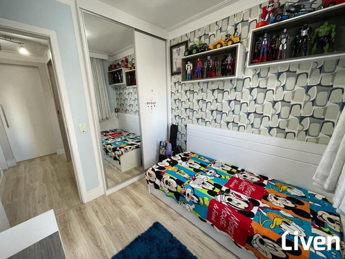 Imagem 12 de 20 de Maravilhoso Apartamento De 99m² Com 3 Dormitórios, Suíte E Varanda Gourmet Na Vila Industrial - 9047