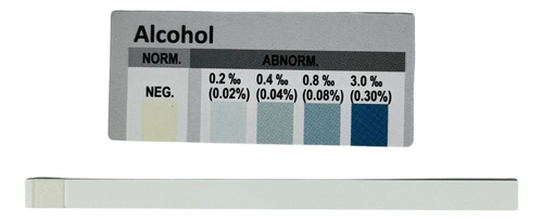 Test De Alcohol En Saliva En Un Solo Paso