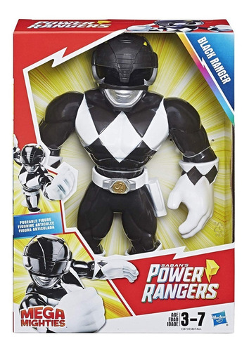 Power Ranger Negro Black Mega Mighties Playskool