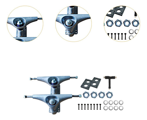 Ejes De Patineta Rodamientos De Patineta Base De Puente