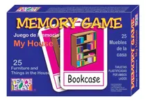 Comprar Juego De Memoria Para Niños Y Adolescentes De Muebles de la Casa En Inglés 50 Piezas Juego De Mesa Juego Para Aprender Inglés Teach Play Juego Didáctico Juego Educativo Memory Game My House